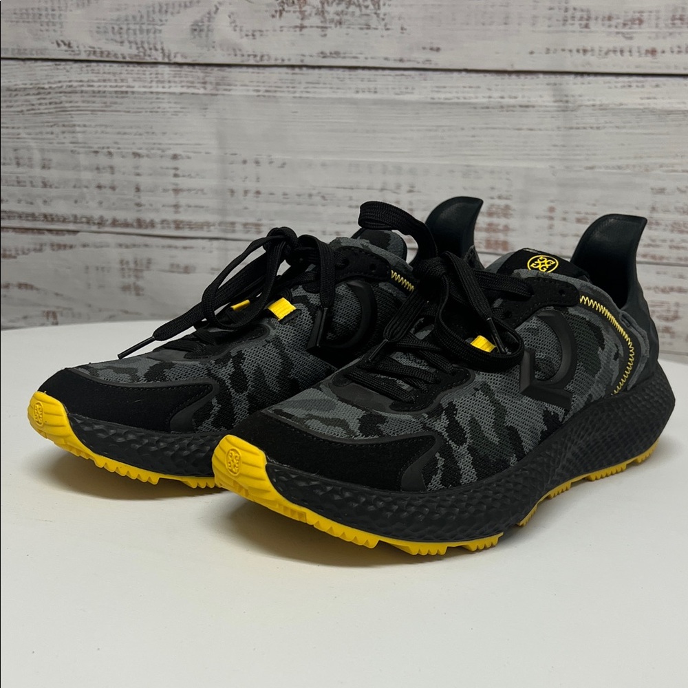 NWOT G/FORE Black and Yellow Camo Golf Shoes